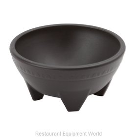 Royal Industries SALSA BWL BLK Molcajete Salsa Dish