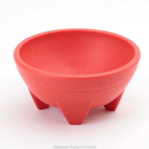 Royal Industries SALSA BWL RED Molcajete Salsa Dish