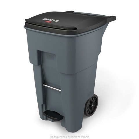 Rubbermaid 1971968 Trash Receptacle, Mobile