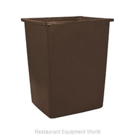 Rubbermaid FG256B00BRN Trash Receptacle, Outdoor/Indoor