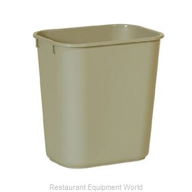 Rubbermaid FG295500BEIG Waste Basket, Plastic