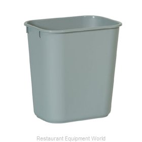 Rubbermaid FG295500GRAY Waste Basket, Plastic
