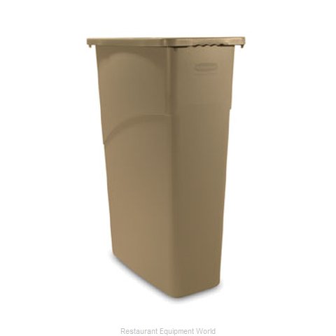 Rubbermaid FG354000BEIG Trash Garbage Waste Container Stationary