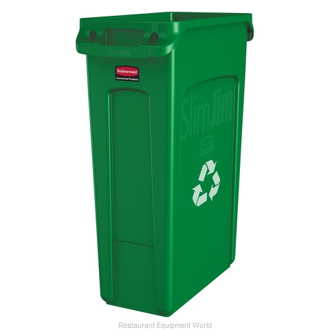 Rubbermaid FG354007GRN Recycling Receptacle / Container