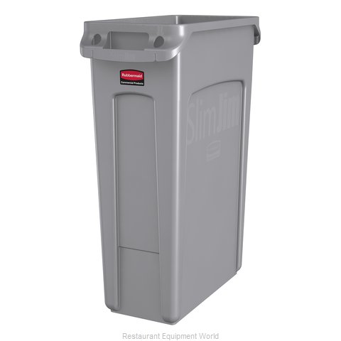 Rubbermaid FG354060GRAY Trash Receptacle, Indoor