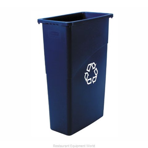 Rubbermaid FG354075BLUE Waste Receptacle Recycle