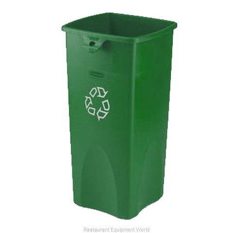 Rubbermaid FG356907GRN Recycling Receptacle / Container