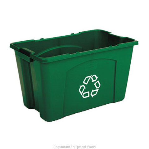 Rubbermaid FG571873GRN Recycling Receptacle / Container