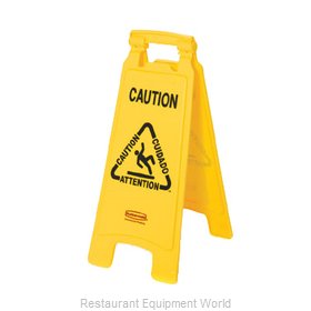 Rubbermaid FG611200YEL Sign, Wet Floor