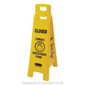 Rubbermaid FG611478YEL Sign, Wet Floor
