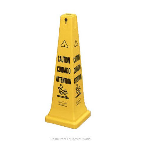 Rubbermaid FG627600YEL Sign, Wet Floor (Magnified)