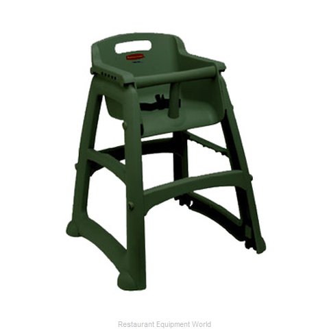 Rubbermaid FG780508DGRN High Chair, Plastic