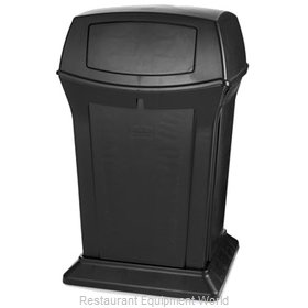 Rubbermaid FG917188BLA Trash Receptacle, Outdoor/Indoor