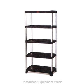 Rubbermaid plastic shelving discount