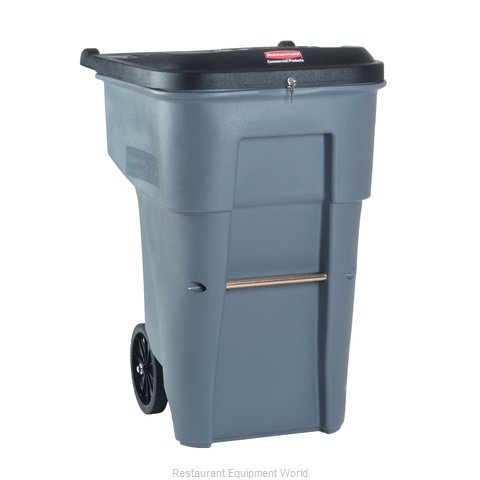 Rubbermaid FG9W1088GRAY Trash Receptacle, Mobile