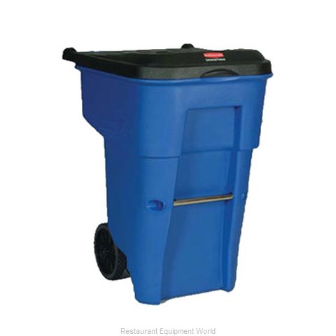 Rubbermaid FG9W2173BLUE Trash Receptacle, Mobile