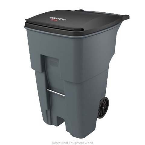 Rubbermaid FG9W2200GRAY Trash Receptacle, Mobile