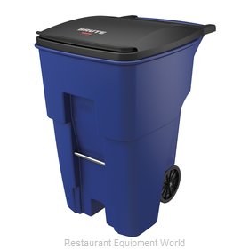 Rubbermaid FG9W2273BLUE Trash Receptacle, Mobile