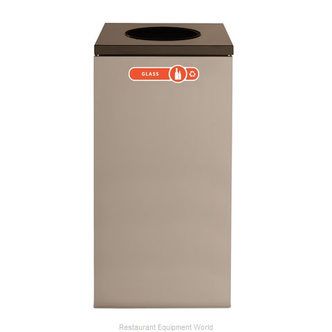 Rubbermaid FGNC30W1 Recycling Receptacle / Container