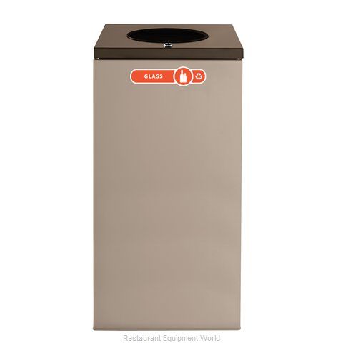 Rubbermaid FGNC30W1L Recycling Receptacle / Container
