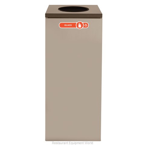 Rubbermaid FGNC36W1 Recycling Receptacle / Container