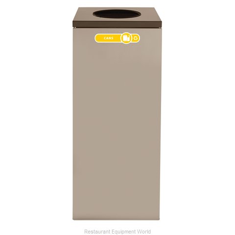Rubbermaid FGNC36W2 Recycling Receptacle / Container