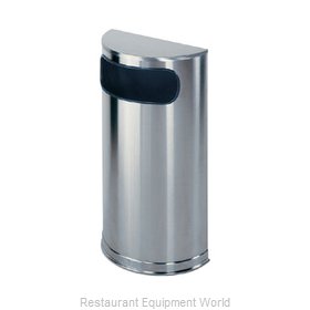 Rubbermaid FGSO8SSSPL Waste Basket, Metal
