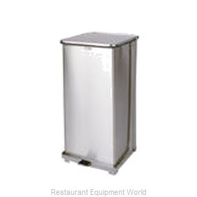 Rubbermaid FGST24SSPL Waste Basket, Metal