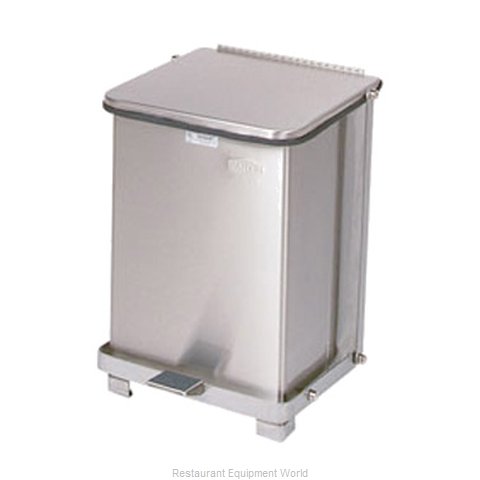 Rubbermaid FGST7SSPL Waste Basket, Metal