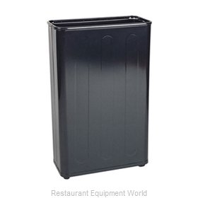Rubbermaid FGWB96RBK Waste Basket, Metal