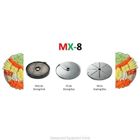 Sammic MX8 Fruit Vegetable Slicer, Cutter, Dicer Parts & Accessories