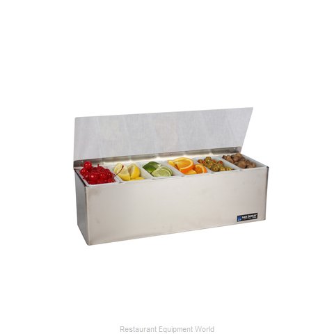 San Jamar B6186L Bar Condiment Server, Countertop