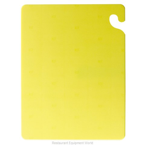 San Jamar CB101212YL Cutting Board, Plastic