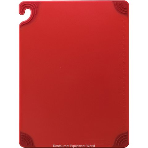 San Jamar CBG121812RD Cutting Board, Plastic