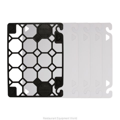 San Jamar CBQGDK1218 Cutting Board, Plastic