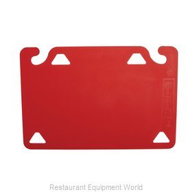 San Jamar CBQGSC1218RD Cutting Board, Plastic