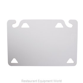 San Jamar CBQGSC1218WH Cutting Board, Plastic