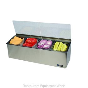 San Jamar FP8244FL Condiment Caddy, Countertop Organizer