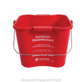 San Jamar KPP196RD Bucket