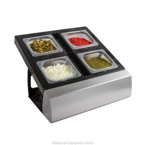 San Jamar MODMP16KIT Bar Condiment Server, Countertop