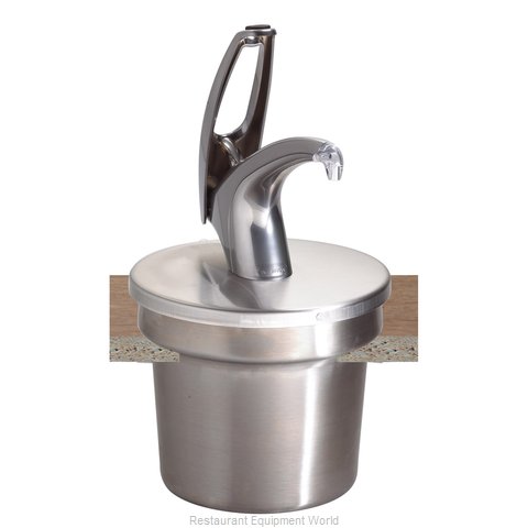 San Jamar P4710 Condiment Dispenser, Pump-Style