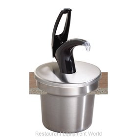 San Jamar P4710BK Condiment Dispenser, Pump-Style
