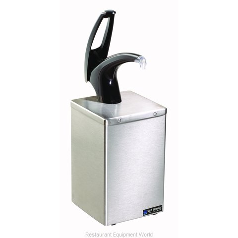 San Jamar P4800BK Condiment Dispenser, Pump-Style