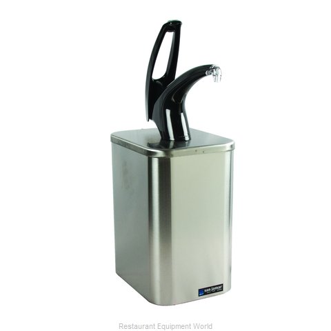 San Jamar P4900BK Condiment Dispenser, Pump-Style