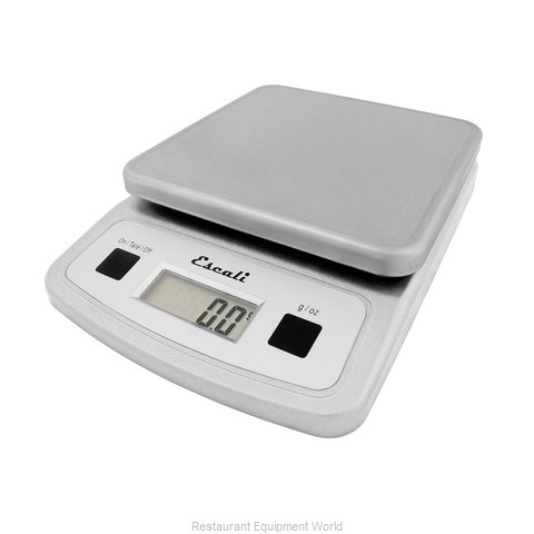 San Jamar / Escali SCDG11BK 11 lb. Black Round Digital Portion Control  Kitchen Scale