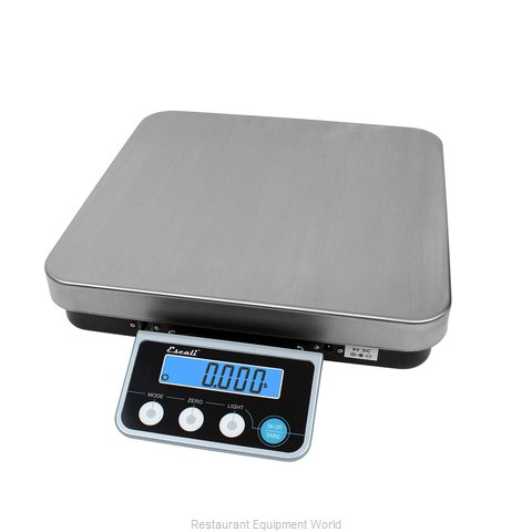San Jamar / Escali SCDG11BK 11 lb. Black Round Digital Portion Control  Kitchen Scale
