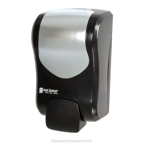 San Jamar SF970BKSS Soap Dispenser (Magnified)