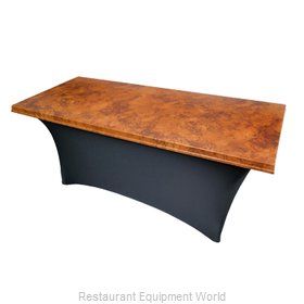 Snap Drape Brands UN60SERPGRA-COP Table Top Cover / Cap, Hard Top