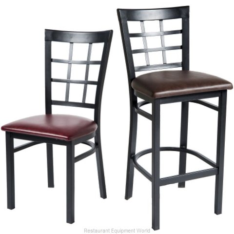 Selected Furniture 165BS-MAHOGANY Bar Stool