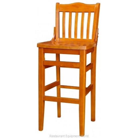 Selected Furniture 5030BS-CH-WOOD Wood-frame Bar Stool